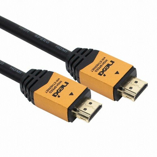 리버네트워크 NEXI HDMI V2.0 골드메탈 케이블 (NX461, 5m)_이미지