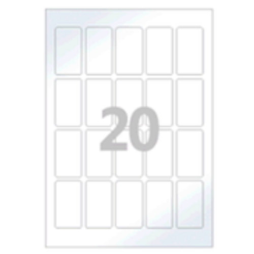 아이라벨 흰색 광택 레이저 전용 사각형 라벨지 A4 CL654LG (100매)_이미지