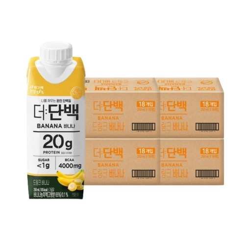 빙그레 더단백 드링크 바나나 250ml (72개)