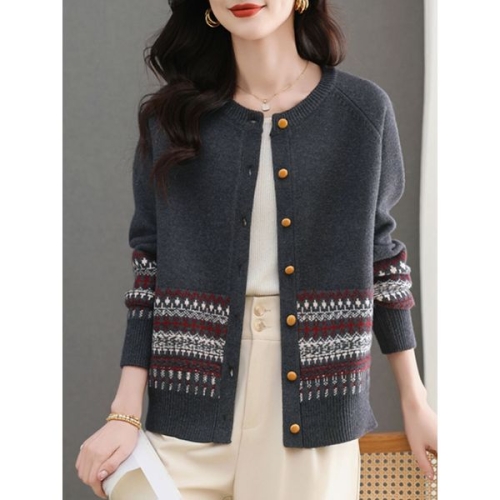 에꼴드파리 아르테 노르딕 가디건_F5ZWRB001Z_이미지