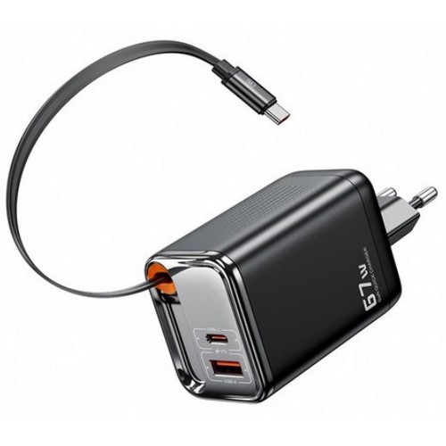 PD PPS 67W 2포트 GaN 충전기 TCT67-34D