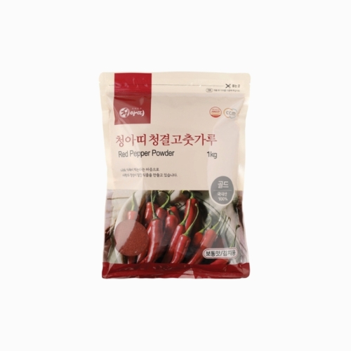 고춧가루 국산 청결고추가루 골드 보통맛 보통맛 양념용 1kg