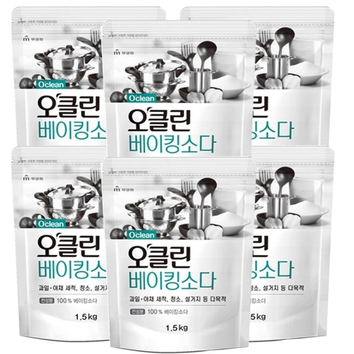오클린 베이킹소다 1.5kg (6개)_이미지
