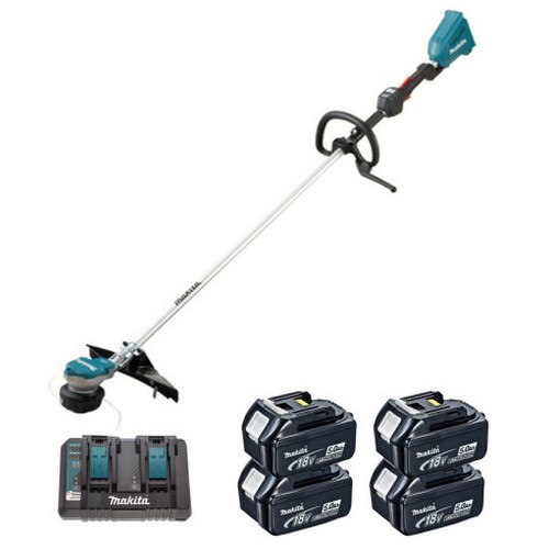 마끼다 견착식 예초기 일체형 DUR368L (5.0Ah, 배터리 4개)_이미지