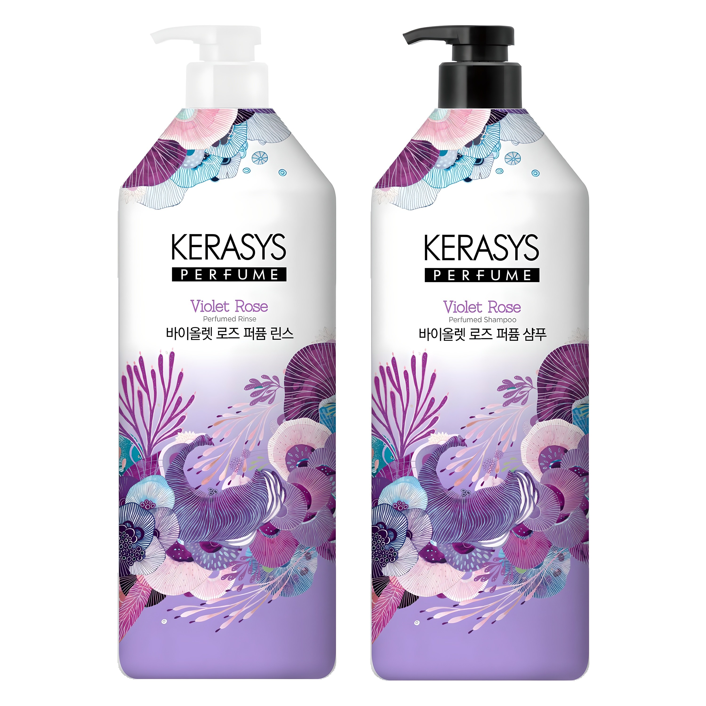 케라시스 바이올렛 로즈 퍼퓸 샴푸 1000ml+린스 1000ml 2종세트