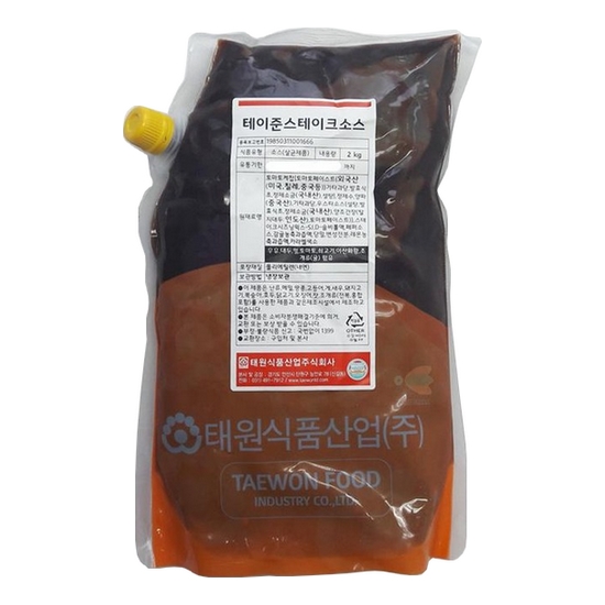 태원 스테이크소스 2Kg 안심스테이크 간편한소스