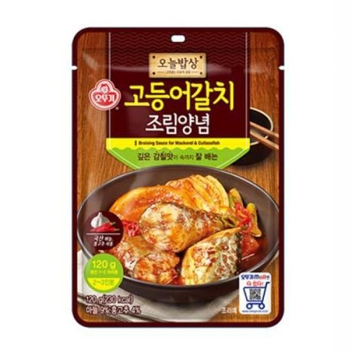 오늘밥상 고등어갈치 조림양념 120g 3개