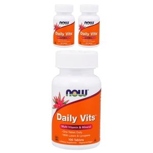나우푸드 데일리 비츠 멀티 비타민&미네랄 100캡슐 (3개)