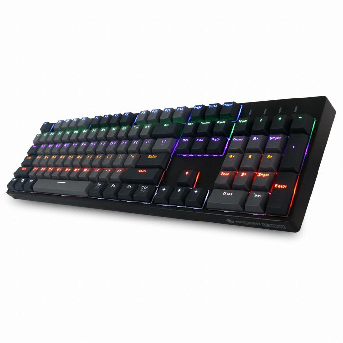 앱코 HACKER K2000 PBT 에디션 축교환 (블랙, 갈축)_이미지