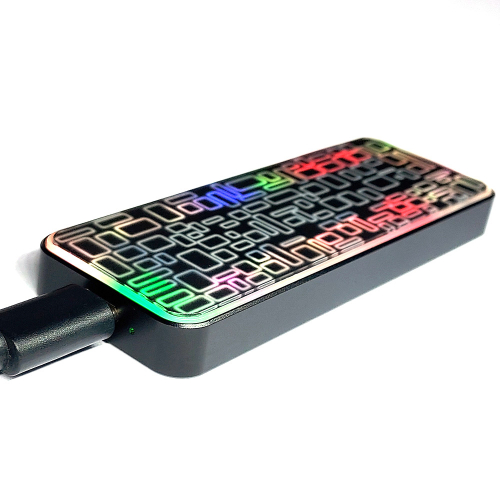 PNC PARTNER  EVEREST GLASS RGB M.2 외장케이스 (SSD미포함)_이미지