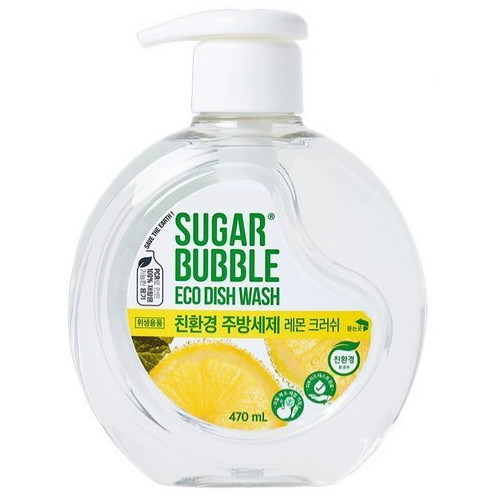 슈가버블 ㅤ친환경 주방세제 레몬 크러쉬 470ml (2개)_이미지