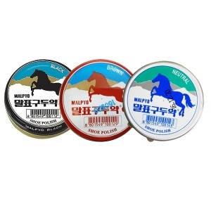 말표 가정용 구두약 40g 검정색 / 갈색 / 무색_이미지