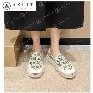  애슬릿 발 편한 밴딩 슬립온 스니커즈 34002380