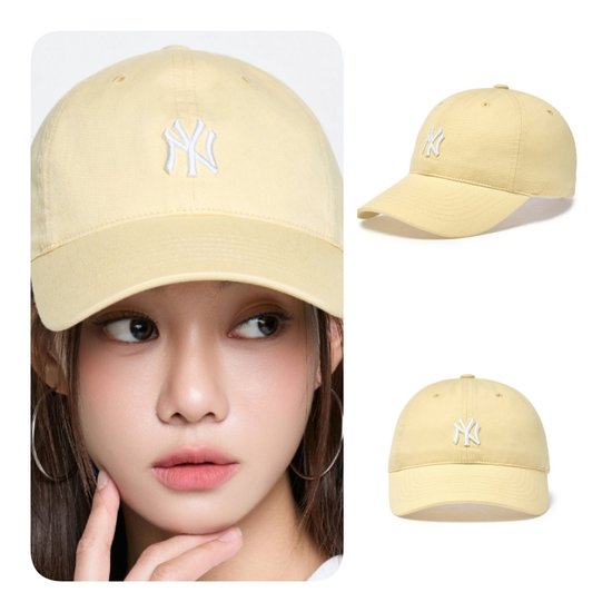 MLB 공용 루키 언스트럭쳐 볼캡 3ACP7701N-50YEL