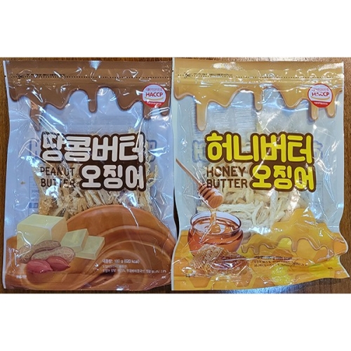 정화식품 땅콩버터 오징어 180G