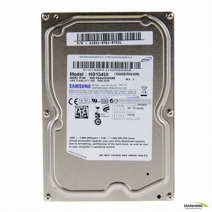 삼성전자 1.5TB EcoGreen F2 HD154UI (SATA2/32M)