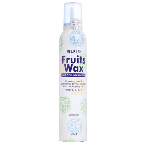웰코스 후르츠 왁스 헤어 스타일링 무스 과일향 300ml (1개)