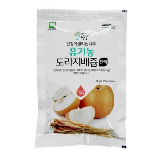 건강다모아 건강이열리는나무 유기농 도라지배즙 진액 100ml 30포 (1개)_이미지