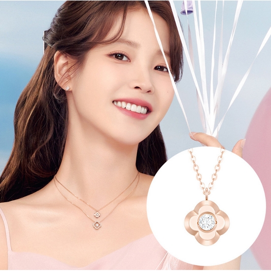 제이에스티나 CLOVIA 14K 목걸이 JJCLNQ4BS143R4420