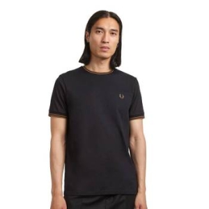 프레드페리 트윈 Tipped 티셔츠 반팔티 블랙 Shaded 스톤 M1588VQ27 698987