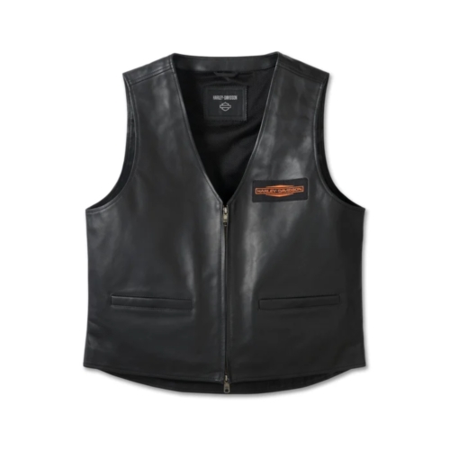 할리데이비슨 시티 Limits 가죽 베스트 97001-25VM 바이크 조끼_이미지