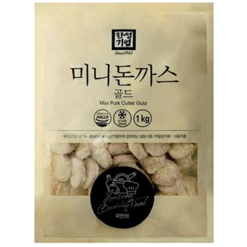 한성기업 미니 돈까스 골드 1kg (2개)_이미지