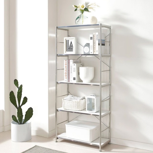 키모 스페셜 미드센츄리 4단 수납 선반 책장 600_이미지