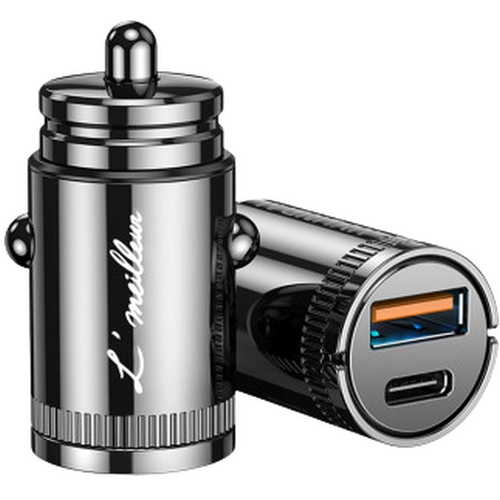 차량용 초미니 듀얼 포트 시거잭 충전기 LMEA-CAR-CJ13