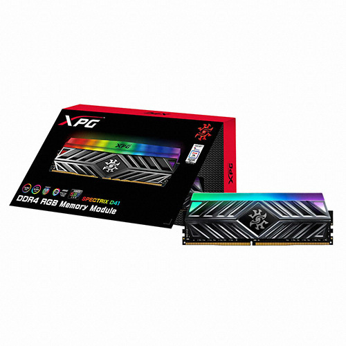ADATA DDR4-2666 CL16 SPECTRIX D41 티타늄 그레이 (8GB)_이미지