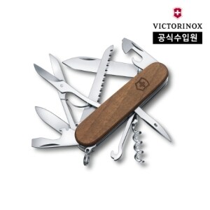 빅토리녹스 <b>헌츠맨</b> 포켓나이프 우드 1.3711.63 멀티툴 다용도칼 스위스아미 나이프