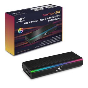 Vantec NexStar SX NST-211C3-RGB M.2 외장케이스 해외구매 (SSD미포함)