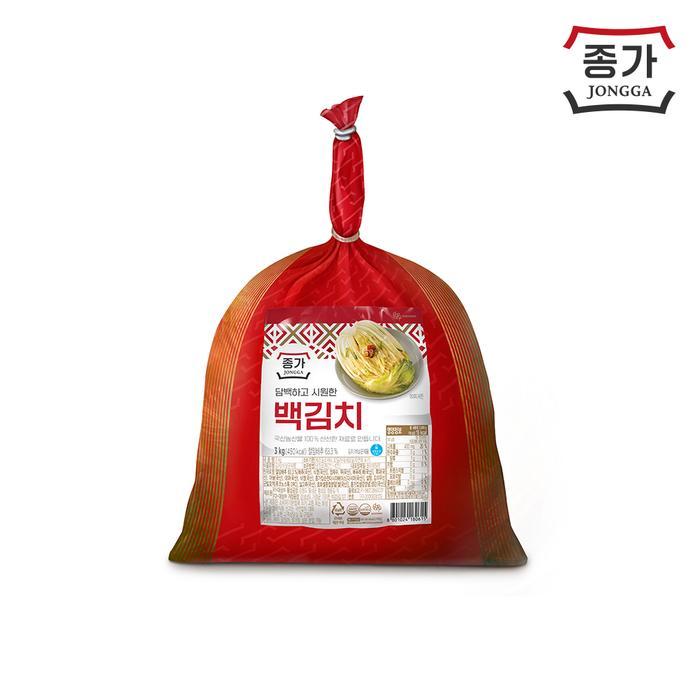 대상 종가 백김치 3kg (1개)