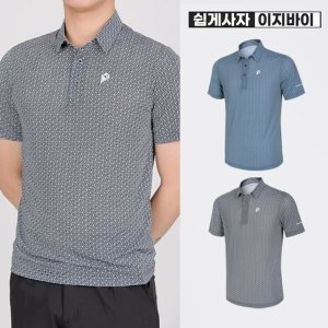 이지바이 쿨링큐브 남성 여름 빅사이즈 기능성 아이스필 냉감 카라 쿨 티셔츠 SS41LT049M_이미지