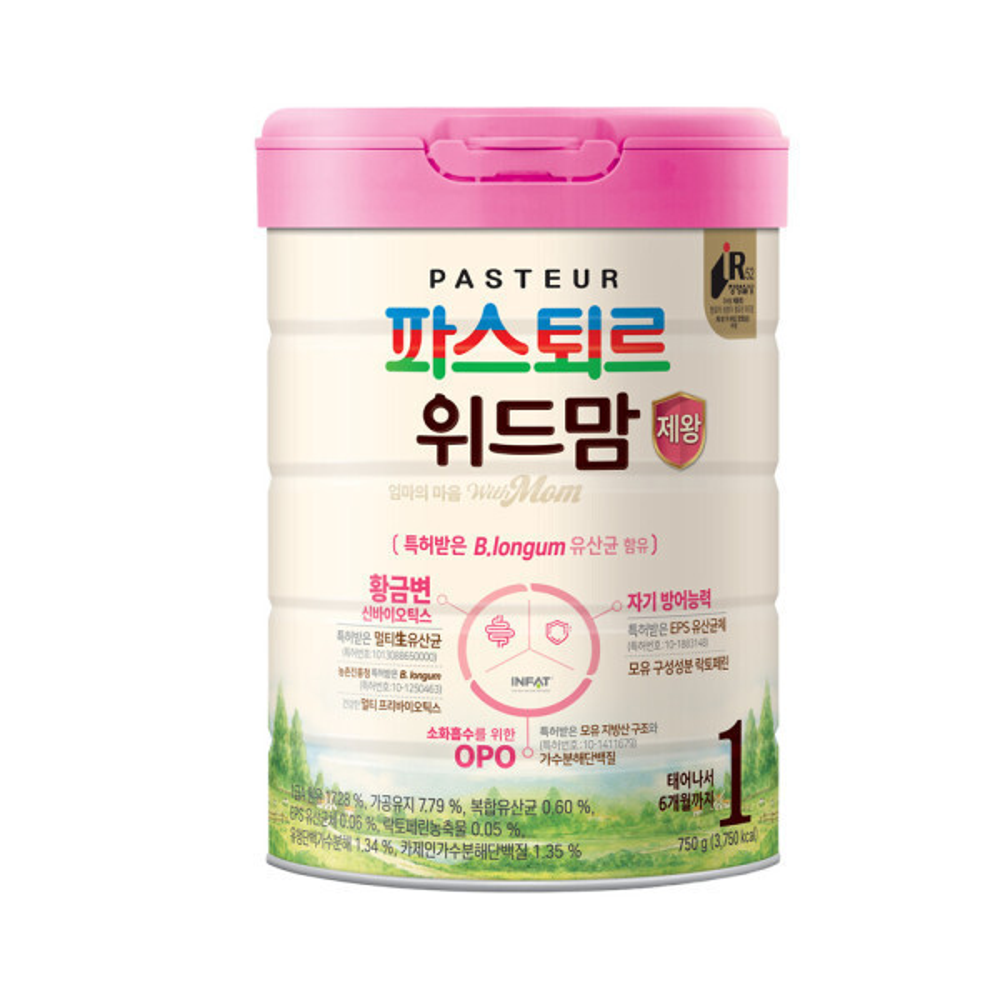 파스퇴르 위드맘 제왕 1단계 750g (3개)