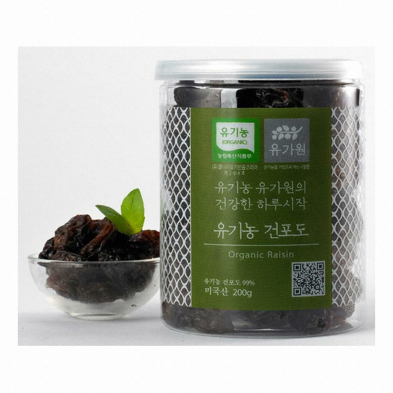 유가원 유기농 건포도 200g (1개)_이미지