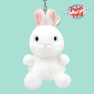 오로라월드 팜팔스 키링 화이트 토끼 인형 (13cm)_이미지