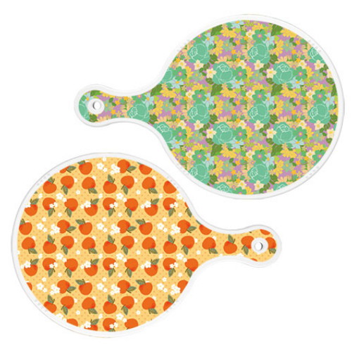 로엠디자인 ㅤ서빙 원형도마 보드 (2개)_이미지