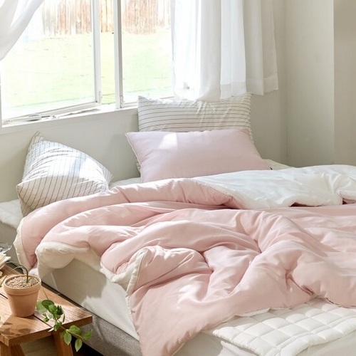 알레르망 파르페 플러피 모달 무봉제 간절기 차렵이불패드세트 (킹 K)