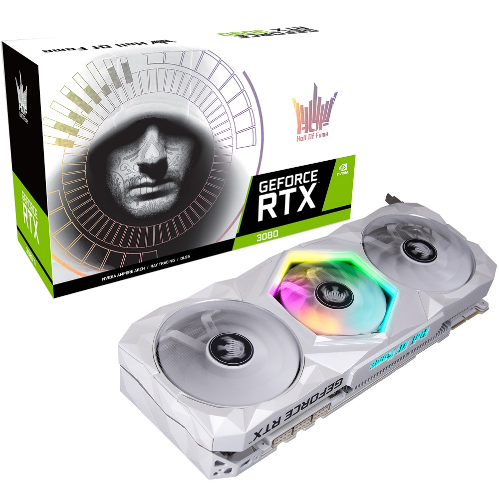 갤럭시 갤라즈 GALAX 지포스 RTX 3080 Hall Of Fame D6X 10GB LHR