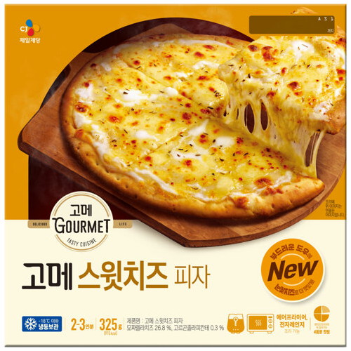 CJ제일제당 고메 스윗치즈 피자 325g (6개)_이미지