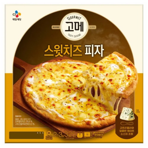CJ제일제당 고메 스윗치즈 피자 325g (6개)