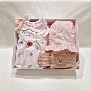  밍크뮤 후르츠체리SET바디슈트양말세트 (35313-604-09812-01)