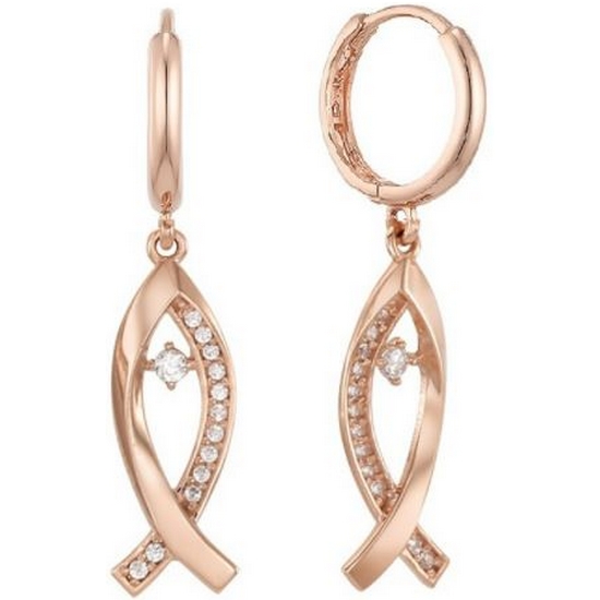 로이드 18K 물고기 모티브 귀걸이 LOSL2002G