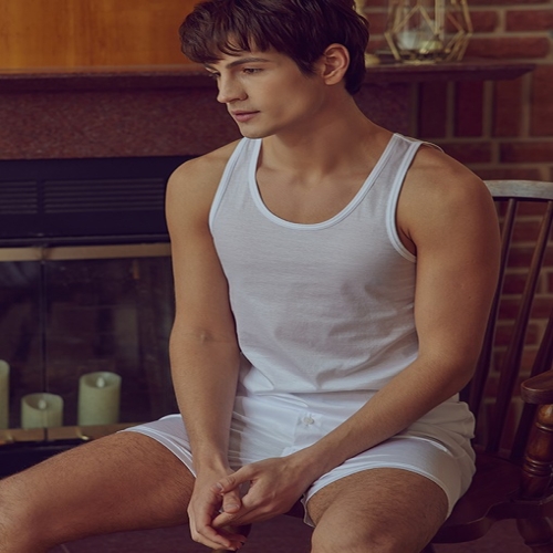 와코루 남성 면100수 런닝_WMV8610R (3매)_이미지