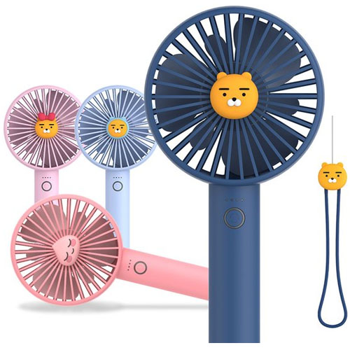 더블유아이 카카오프렌즈 썸머 데일리 실리콘 스트랩 선풍기 (1개)