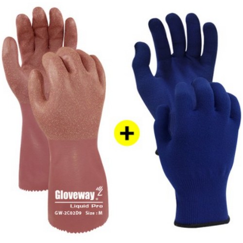 에스비더블유 장갑의법칙 글러브웨이 리퀴드프로 장갑 + 웜내피 장갑 세트