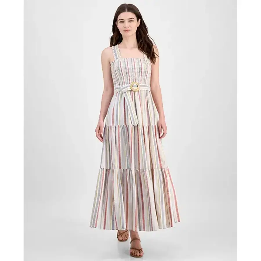 ��Ŭ���� ���� ���ǽ� �巹�� ġ�� ��Ʈ������ Smocked Bodice Tiered 738941