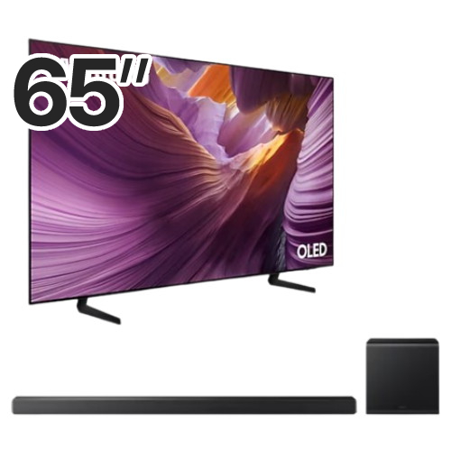 삼성전자 올레드 KQ65SF85AEXKR (스탠드+사운드바, HW-QS700F)_이미지
