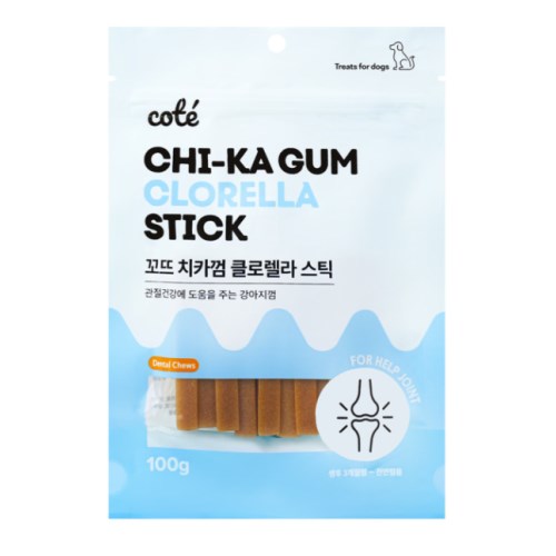 꼬뜨 치카껌 클로렐라 스틱 100g