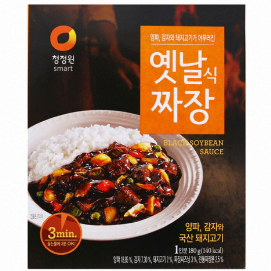 대상 청정원 옛날식 짜장 180g (5개)